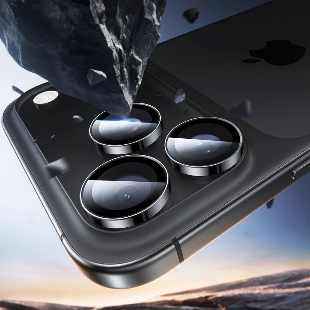 Miếng dán kính cường lực ESR bảo vệ Camera Armorite cho iPhone 14–17 Pro/Pro Max – chống trầy, chống vỡ - Ảnh 4