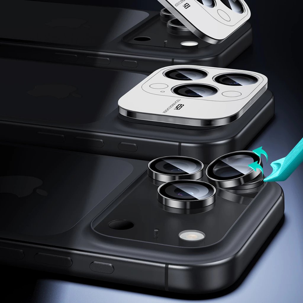 Miếng dán kính cường lực ESR bảo vệ Camera Armorite cho iPhone 14–17 Pro/Pro Max – chống trầy, chống vỡ - Ảnh 7